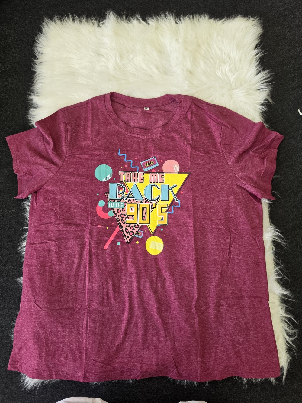Magenta 'Take Me Back to the 90s' Graphic Tee